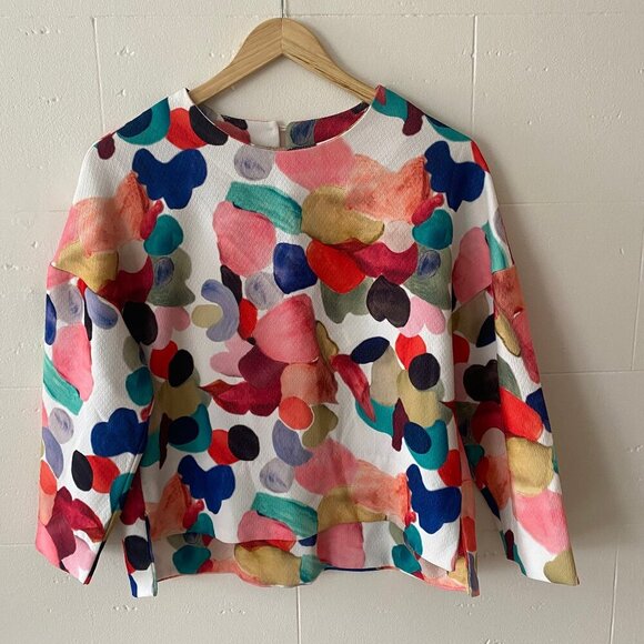BPLAN Colorful Artsy Top - Picture 1 of 8